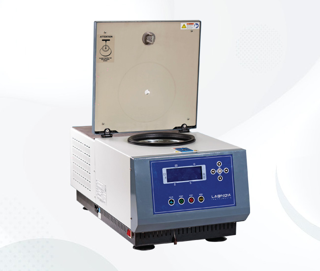 Lab i Spin is a Refrigerated bench top Centrifuge 